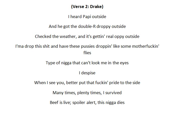 verse 2 drake