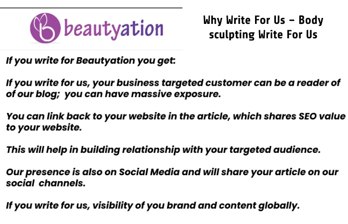 Why Write For Us – Body sculpting Write For Us