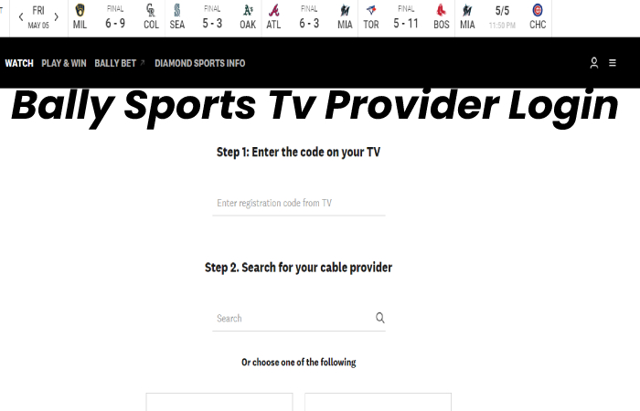 ballysports.com activate Login