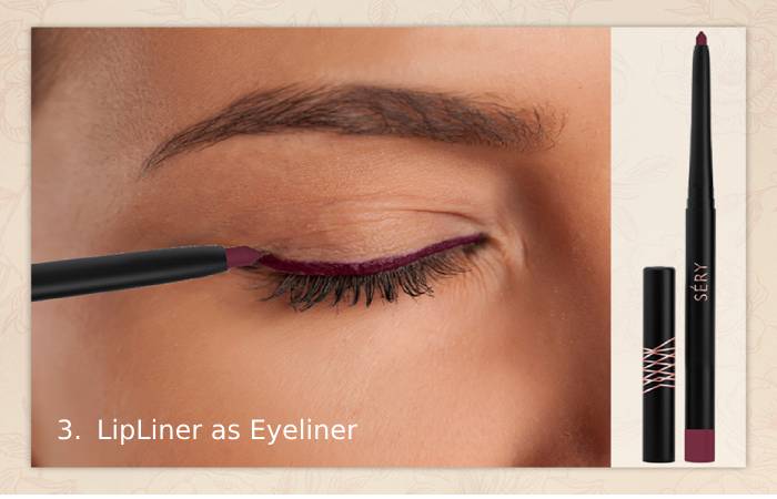 3. LipLiner as Eyeliner 