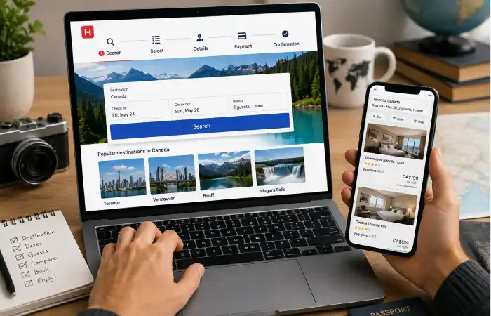 how does hotels.com canada work_