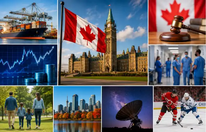major areas covered by canadian news