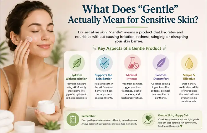 What Does “Gentle” Actually Mean for Sensitive Skin?